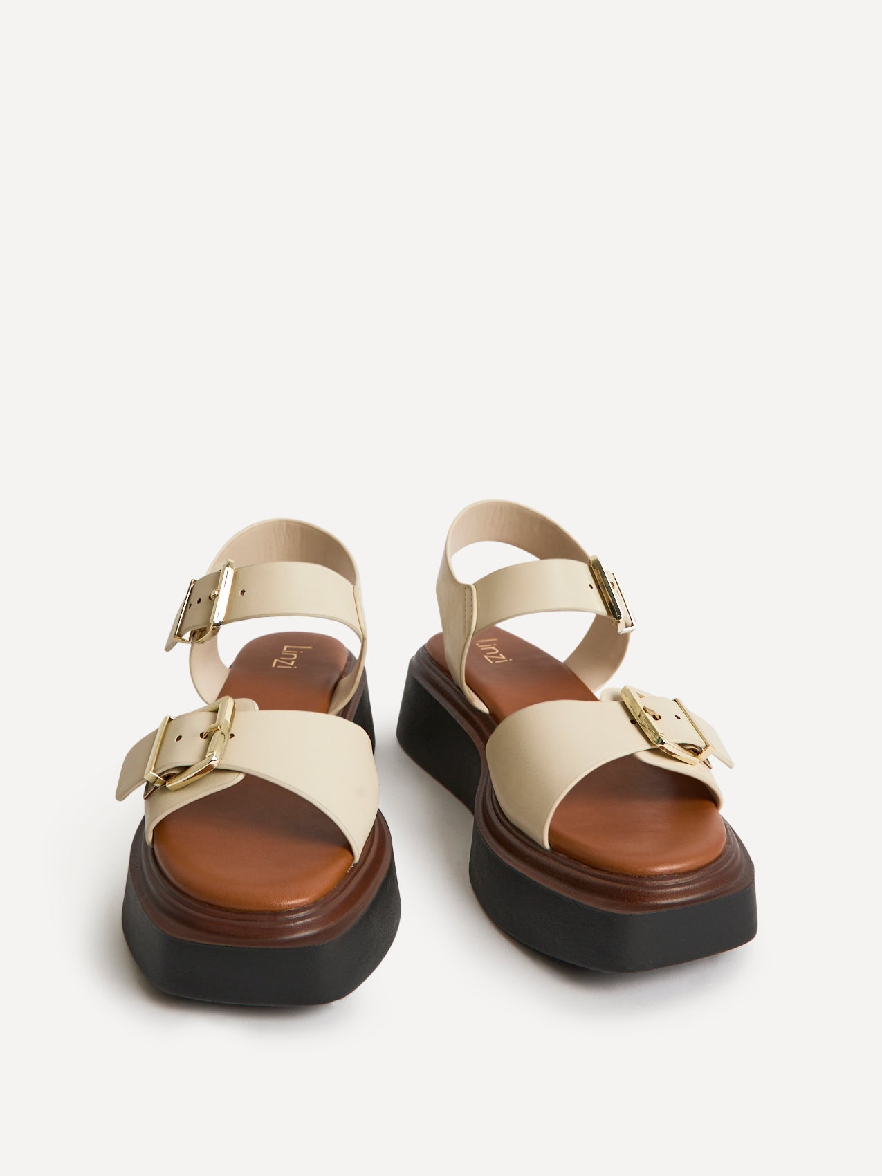 Preserve Nude Flatform Sandals