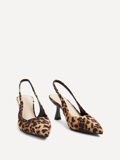 Presley Leopard Print Court Heels