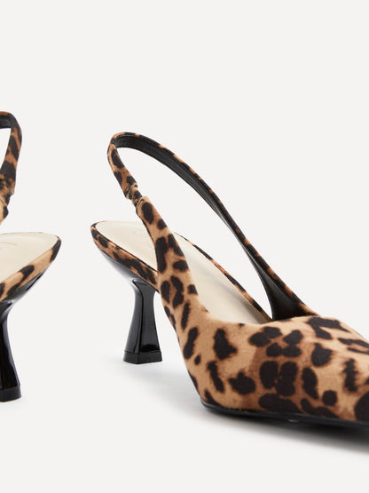 Presley Leopard Print Court Heels