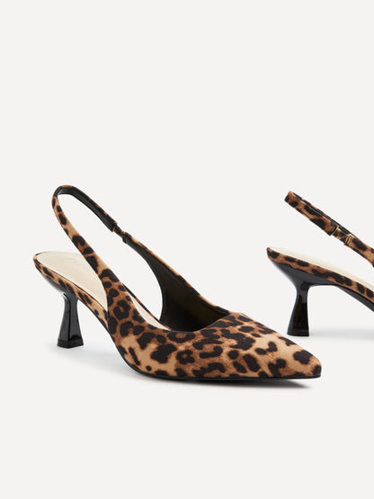 Presley Leopard Print Court Heels