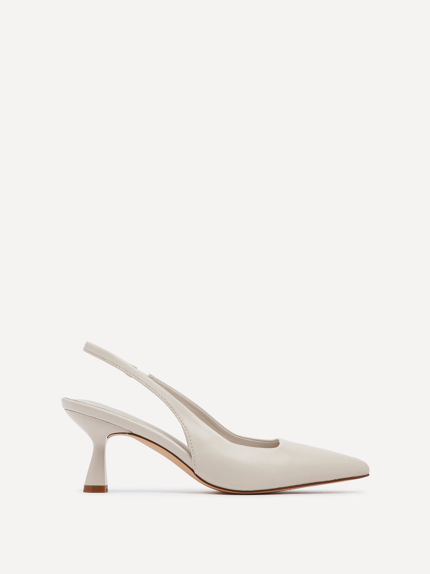 Presley Nude Faux Leather Court Heels