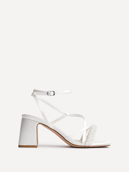 Promise Wide Fit Bridal Strappy Heels