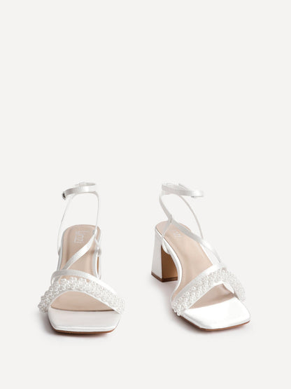 Promise Wide Fit Bridal Strappy Heels