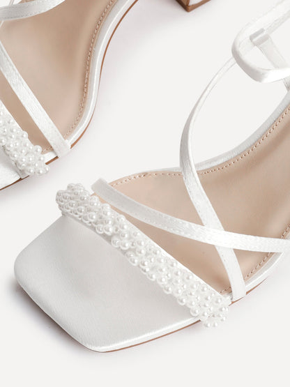 Promise Wide Fit Bridal Strappy Heels