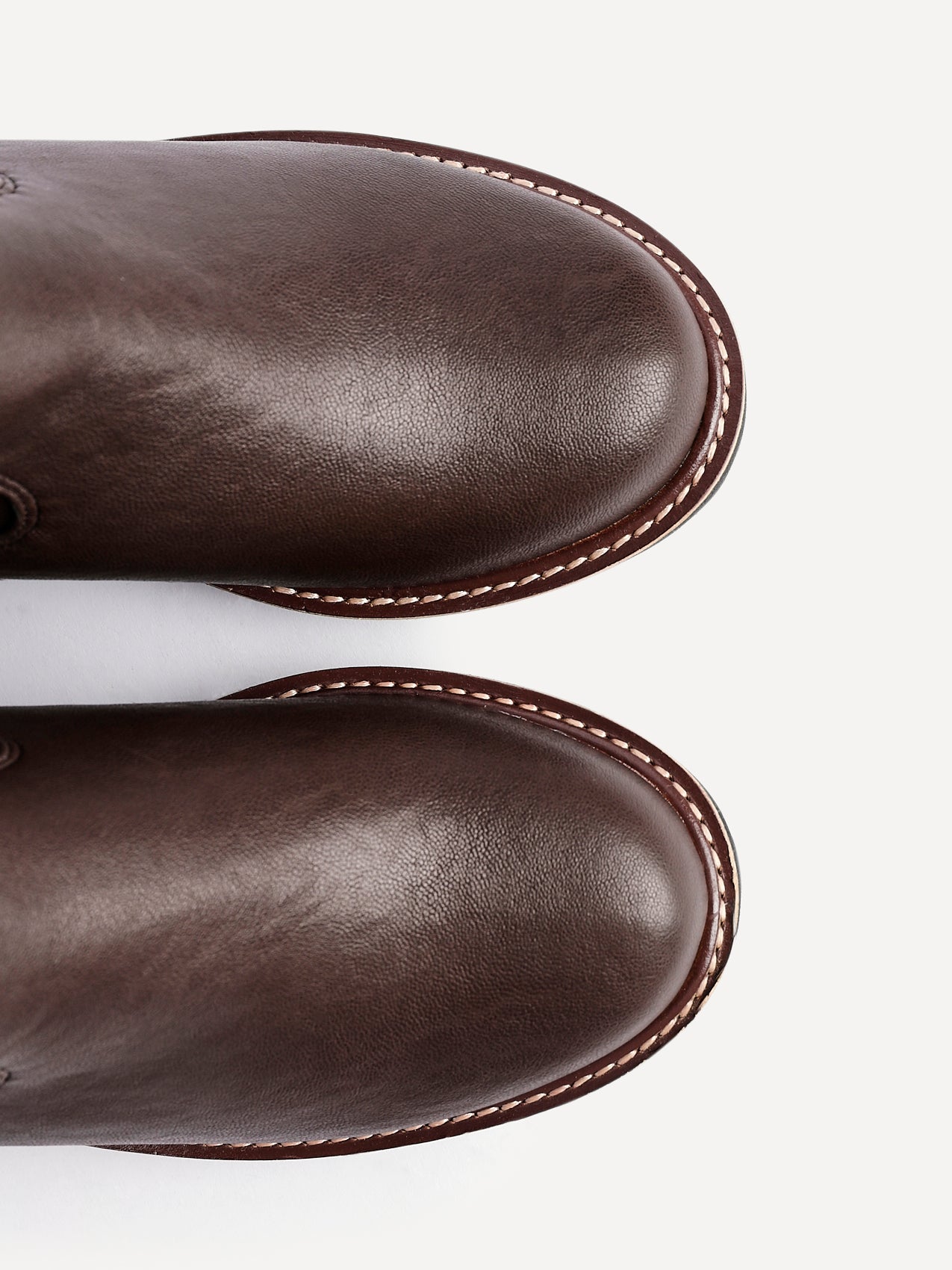 Pulse Wide Fit Brown Wedged Ankle Boots