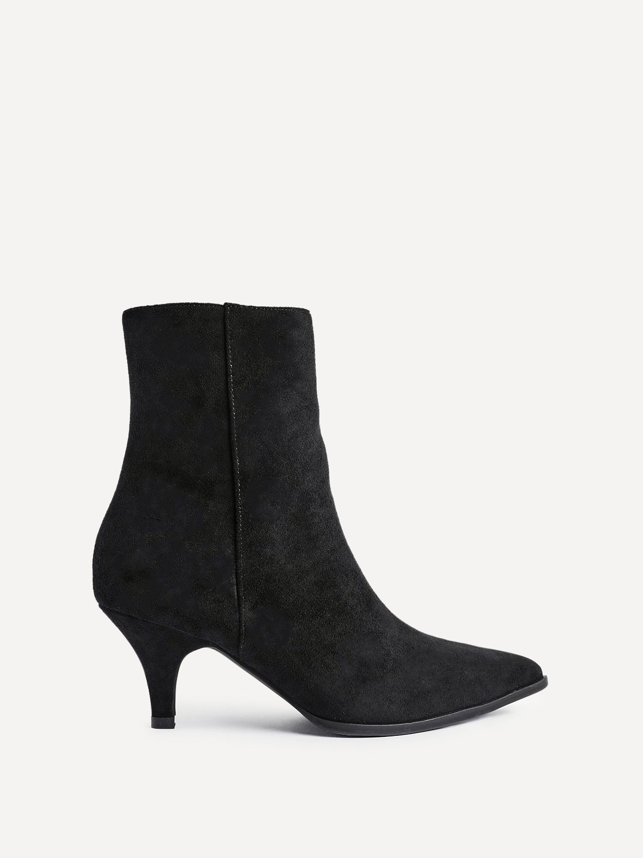 Pursuit Black Heeled Ankle Boots
