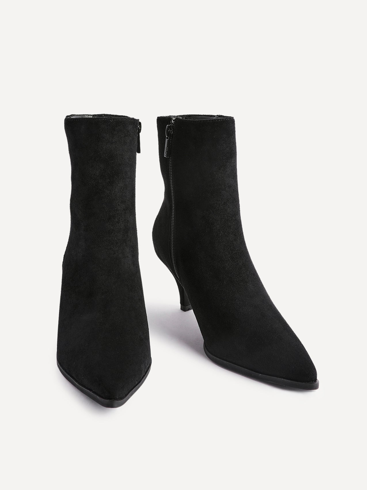 Pursuit Black Heeled Ankle Boots