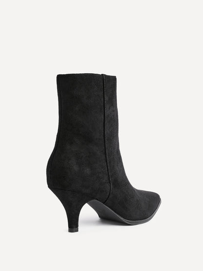 Pursuit Black Heeled Ankle Boots