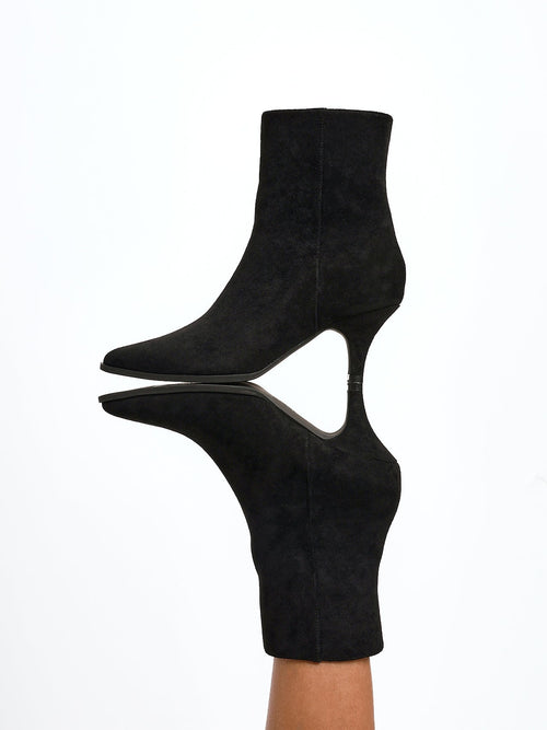 Pursuit Black Heeled Ankle Boots