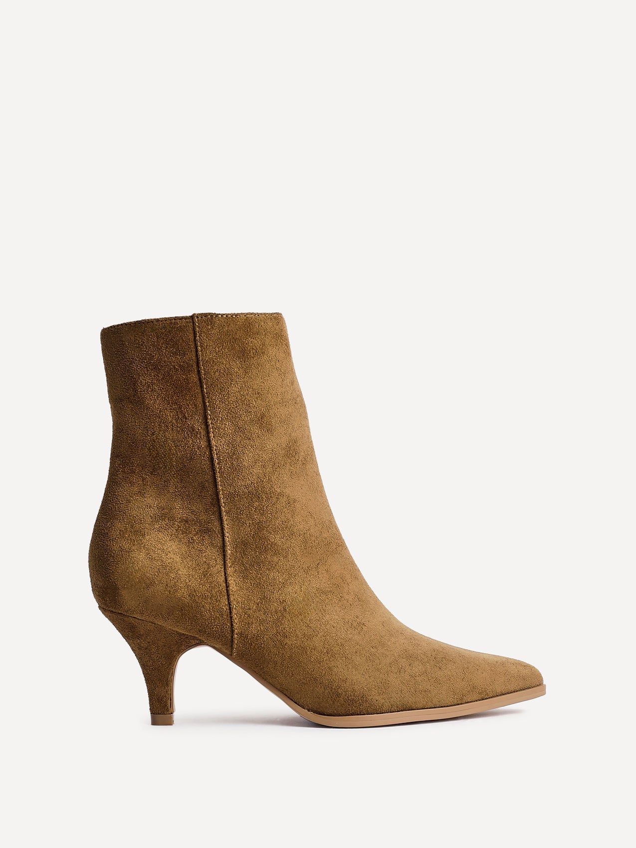 Pursuit Tan Heeled Ankle Boots