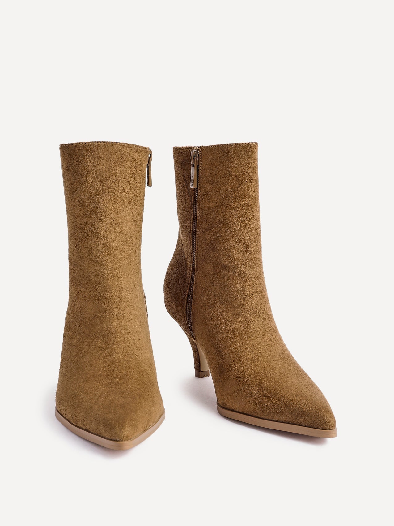 Pursuit Tan Heeled Ankle Boots