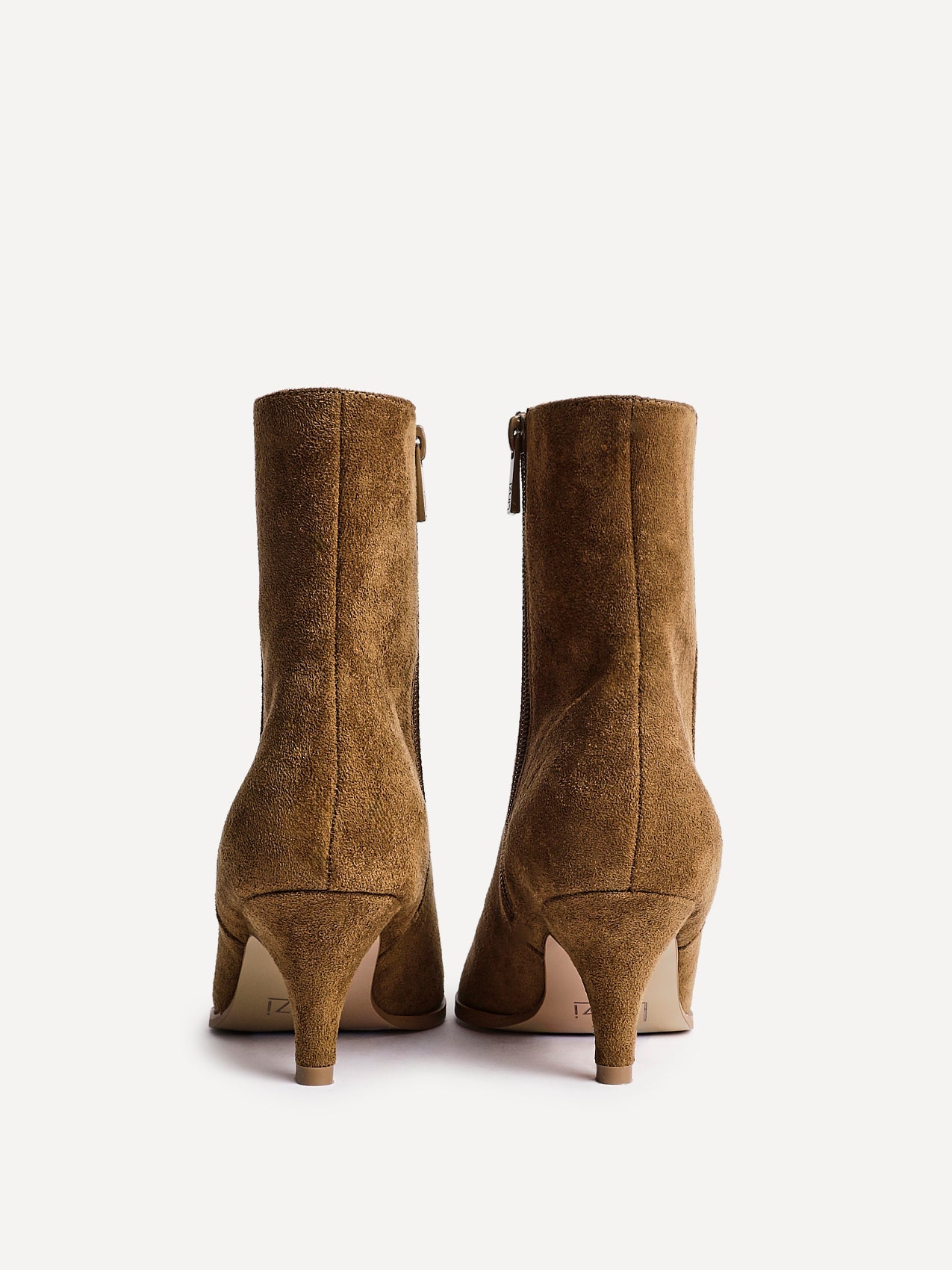 Pursuit Tan Heeled Ankle Boots