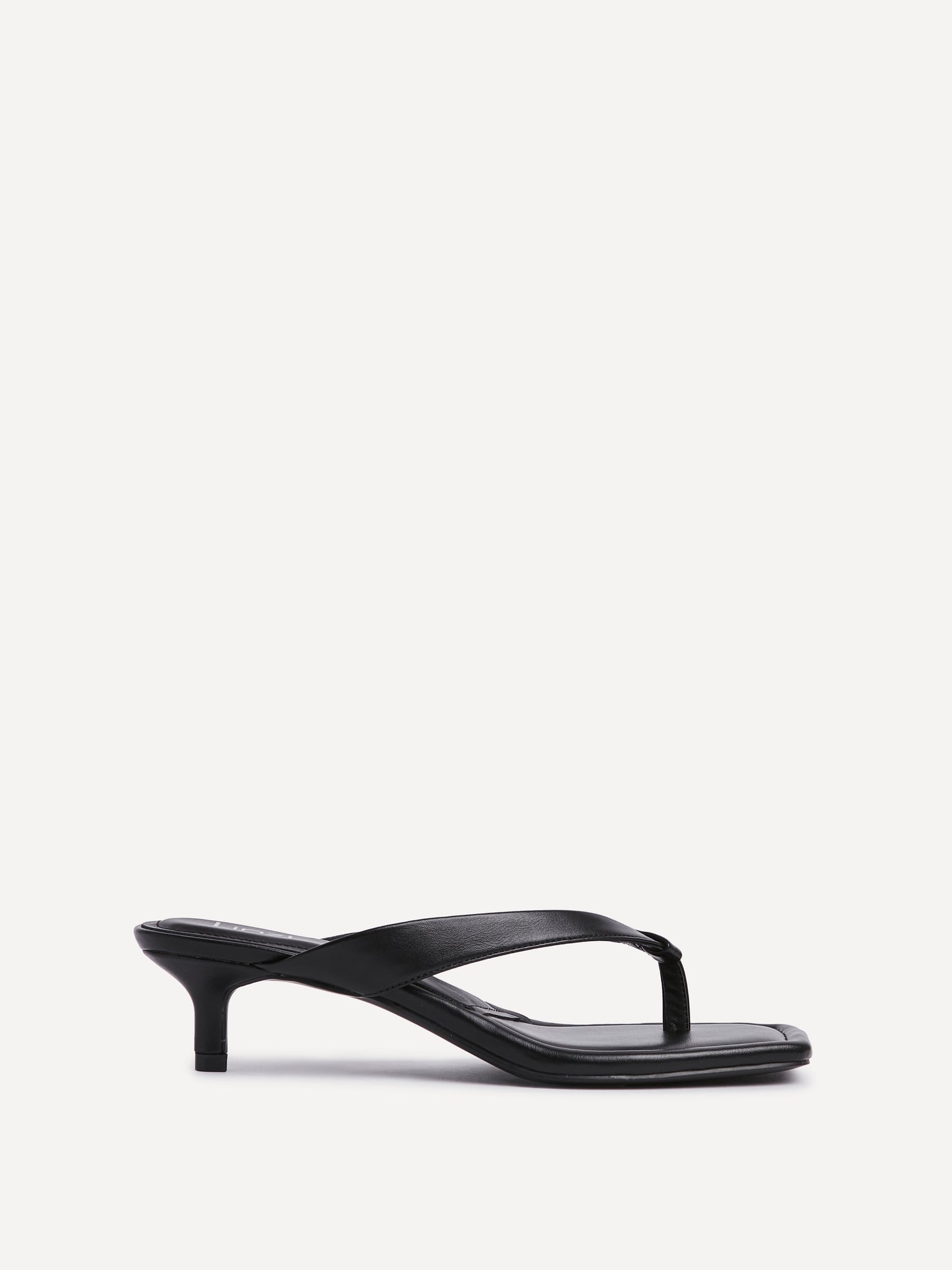 Potential Black Toe Post Kitten Heels