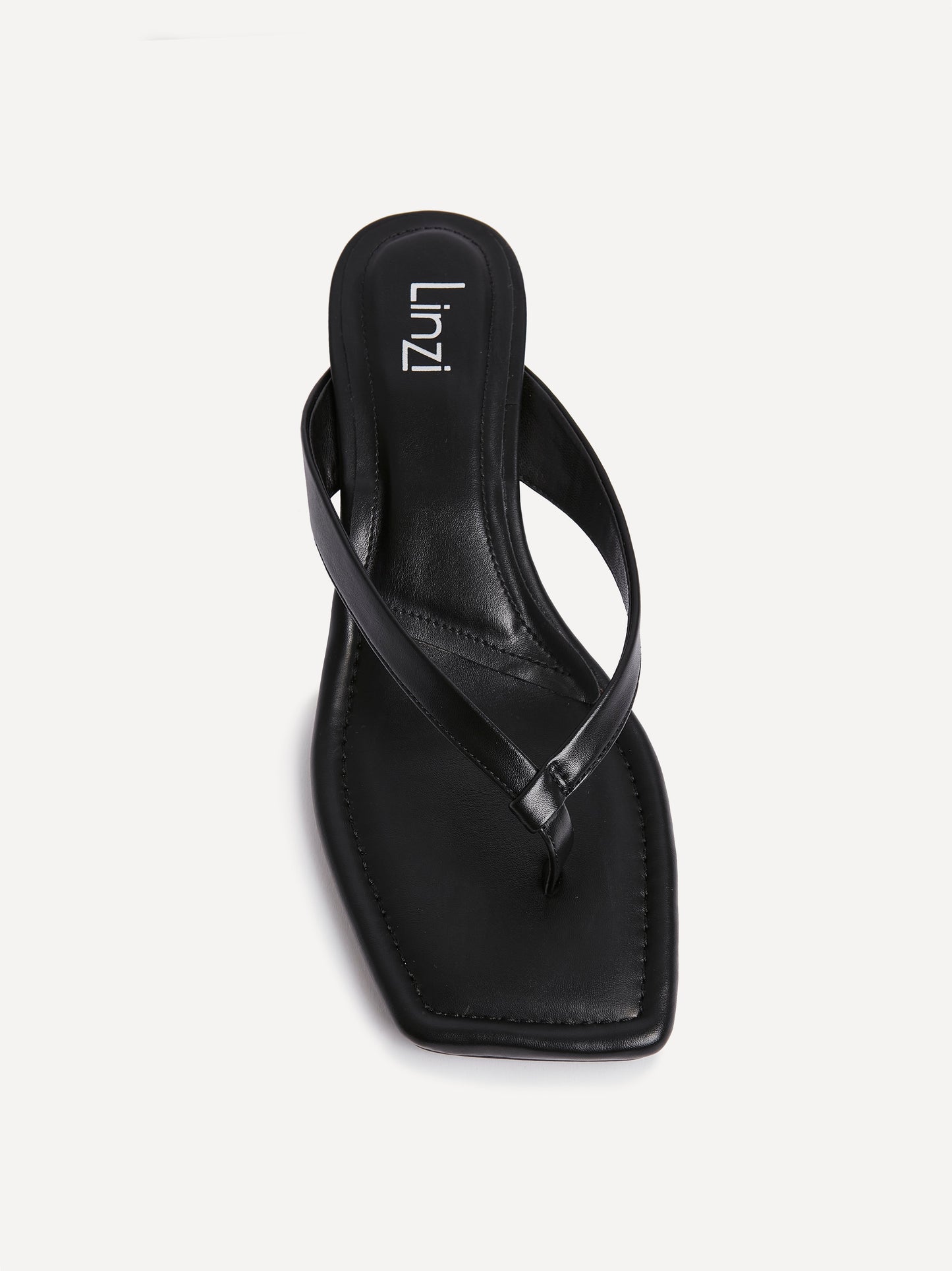 Potential Black Toe Post Kitten Heels