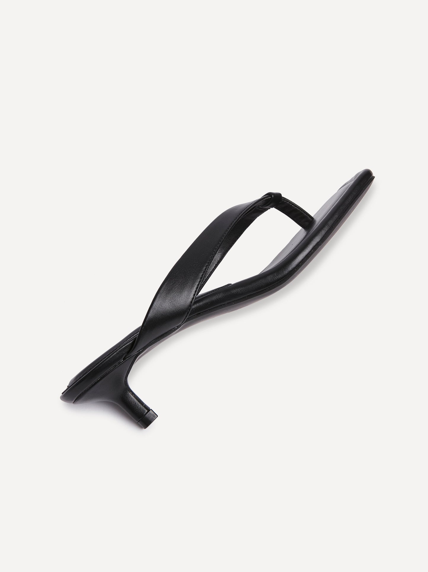 Potential Black Toe Post Kitten Heels