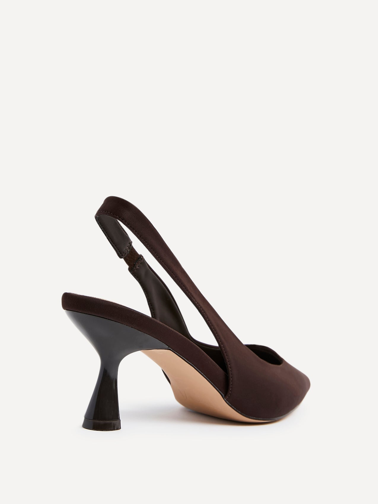 Presley Brown Lycra Court Heels