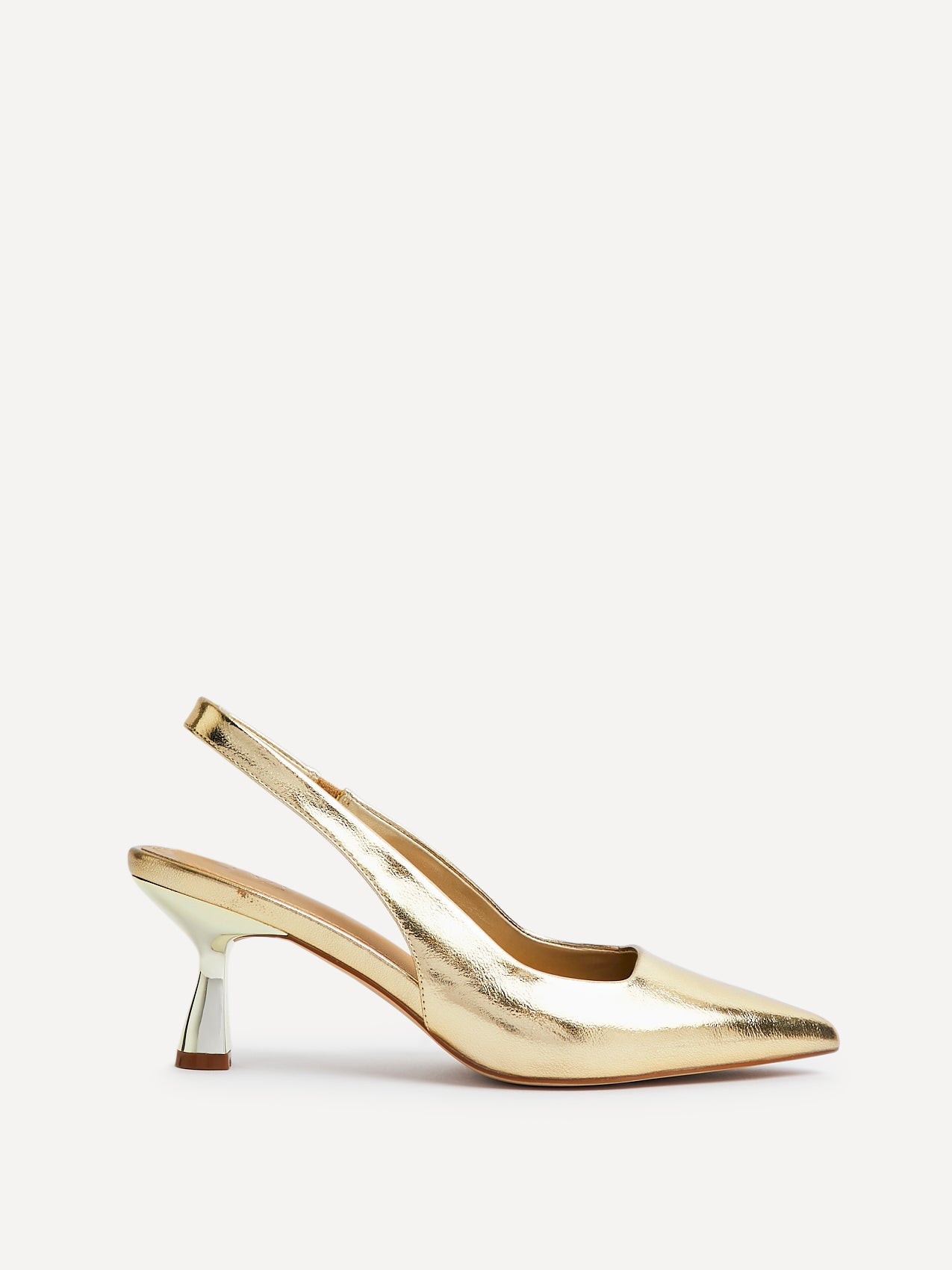 Presley Gold Court Heels