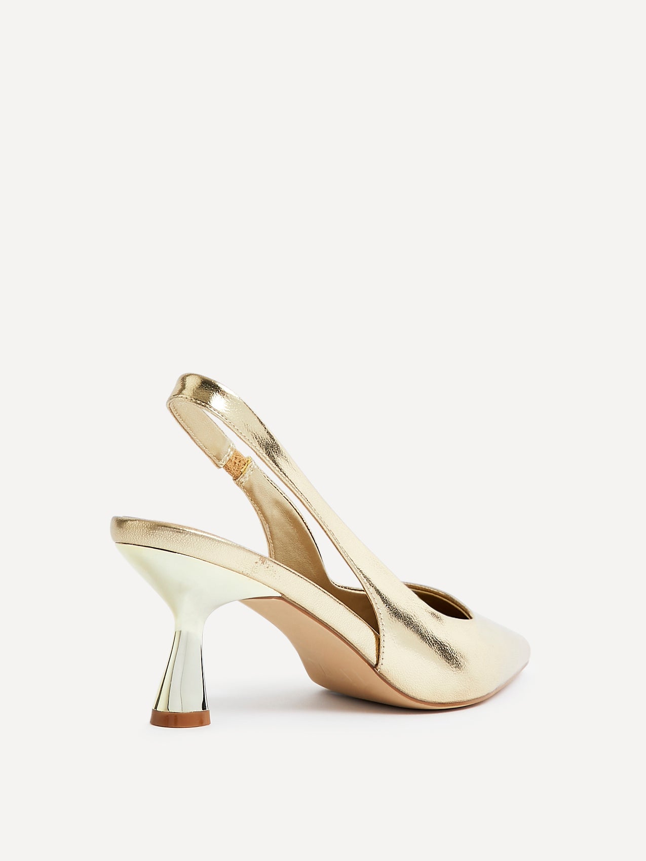 Presley Gold Court Heels