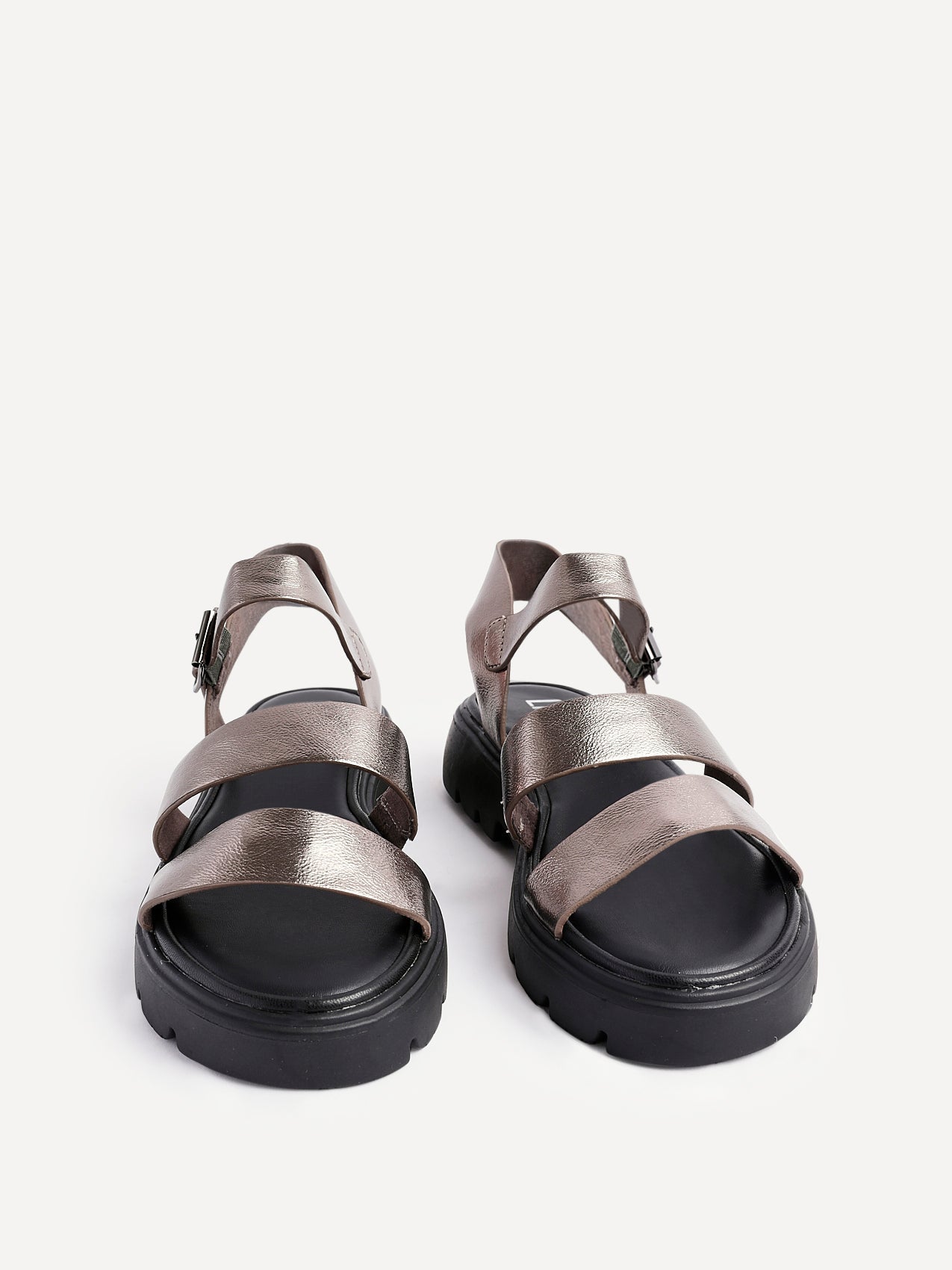 Ramona Pewter Gladiator Sandals