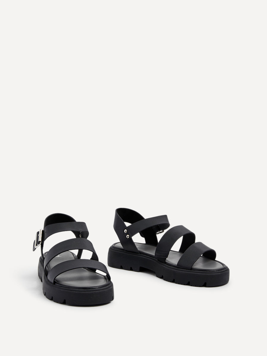 Ramona Black Gladiator Sandals