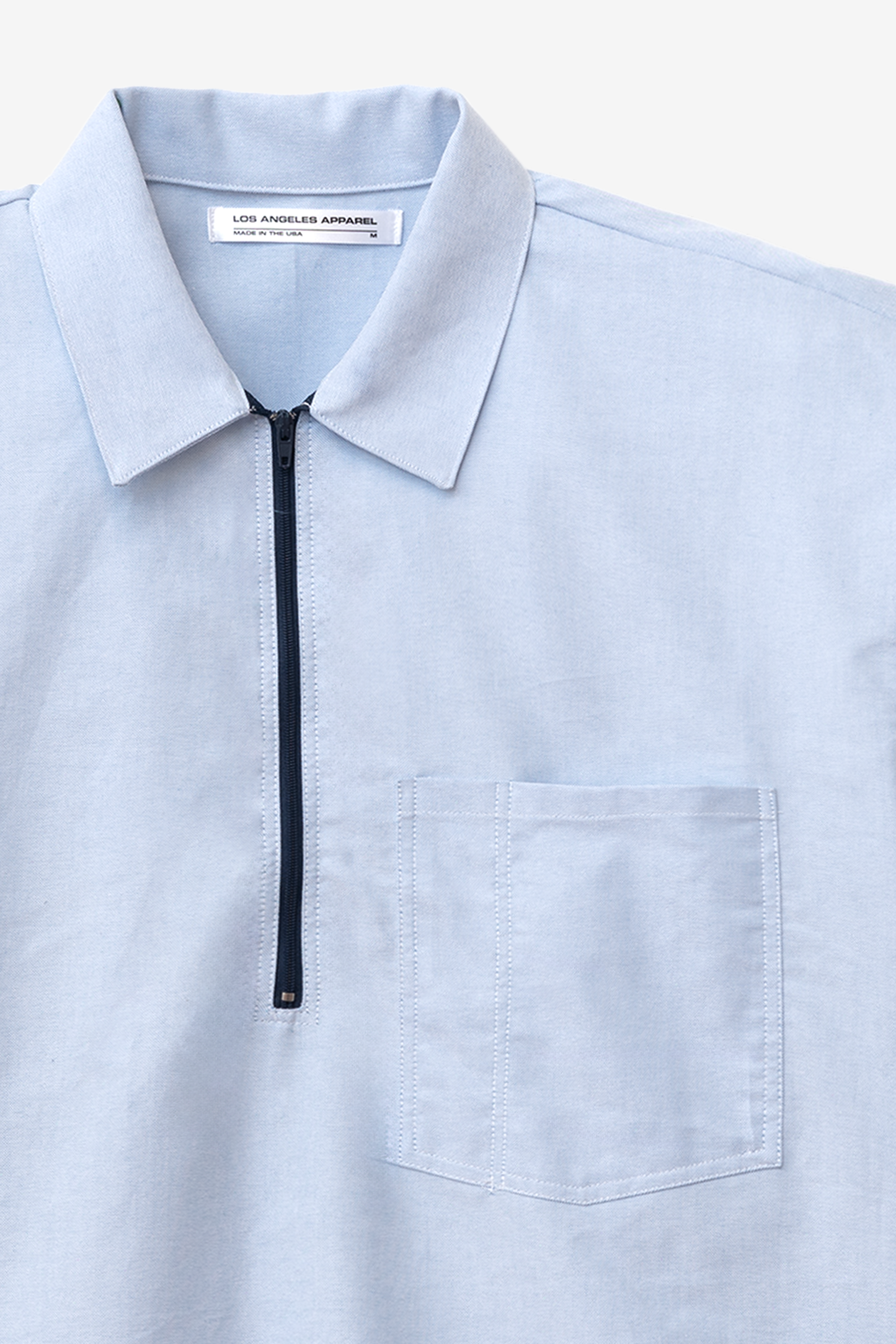 RCP409 - Oxford Zip-Up Work Shirt