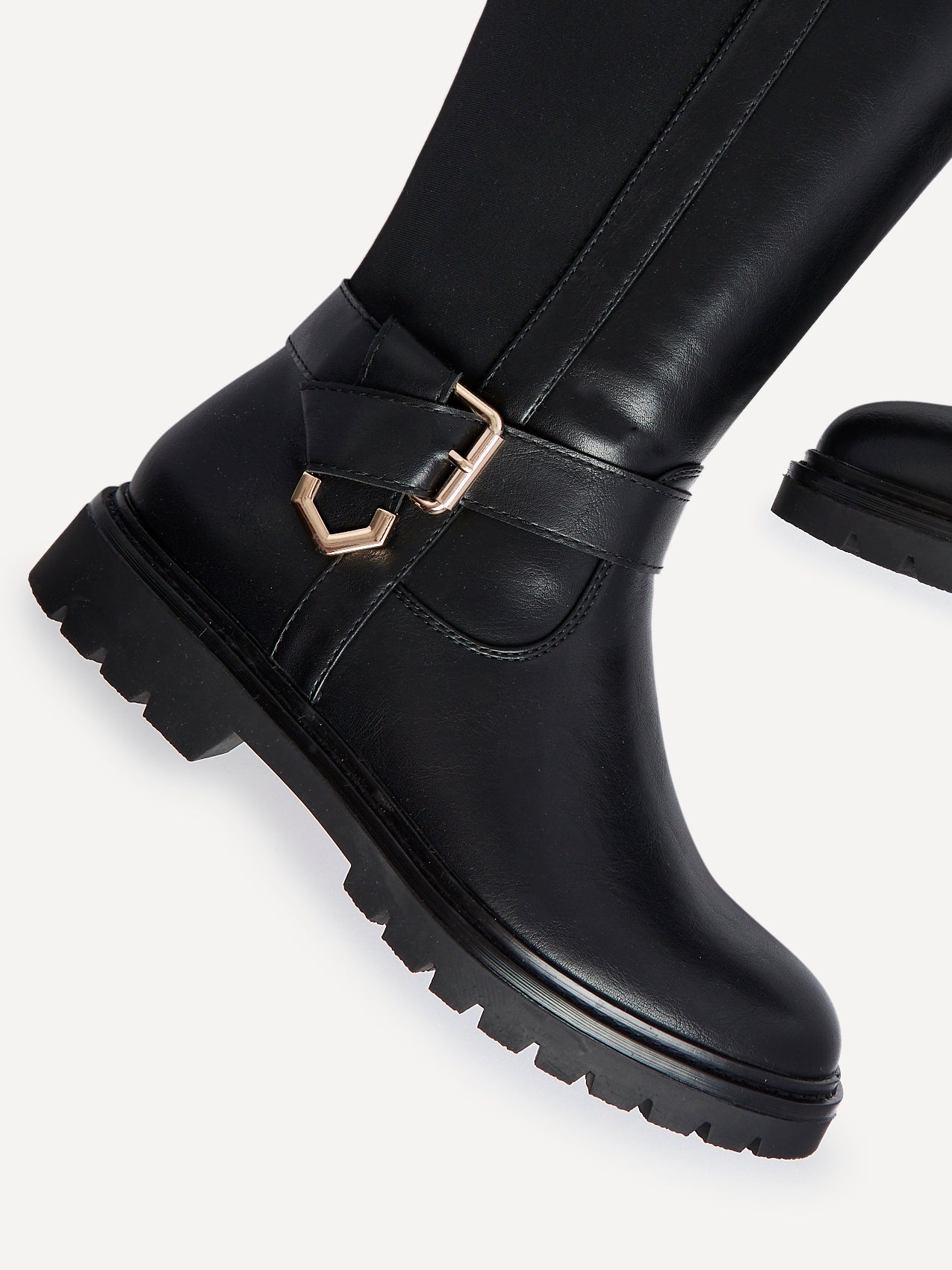 Regent Black Long Boots