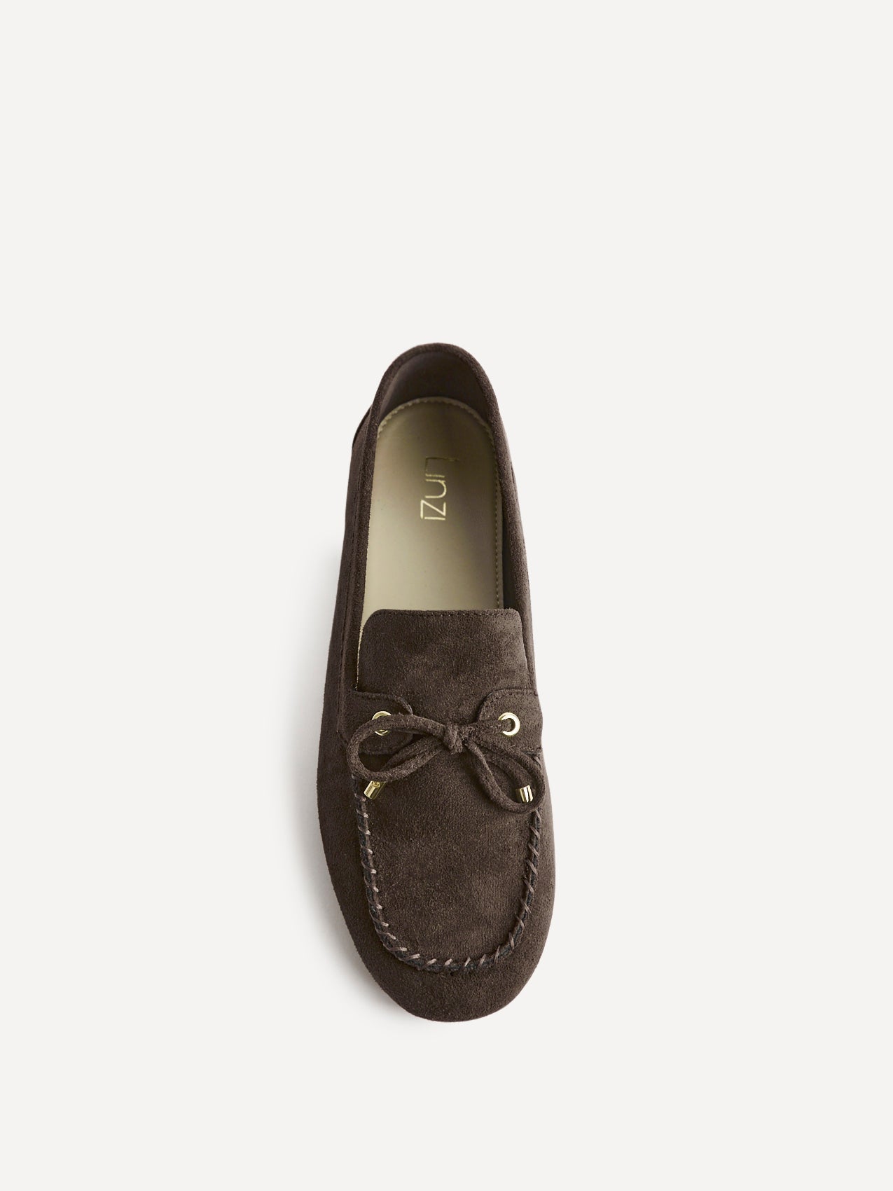 Relevant Brown Faux Suede Loafers