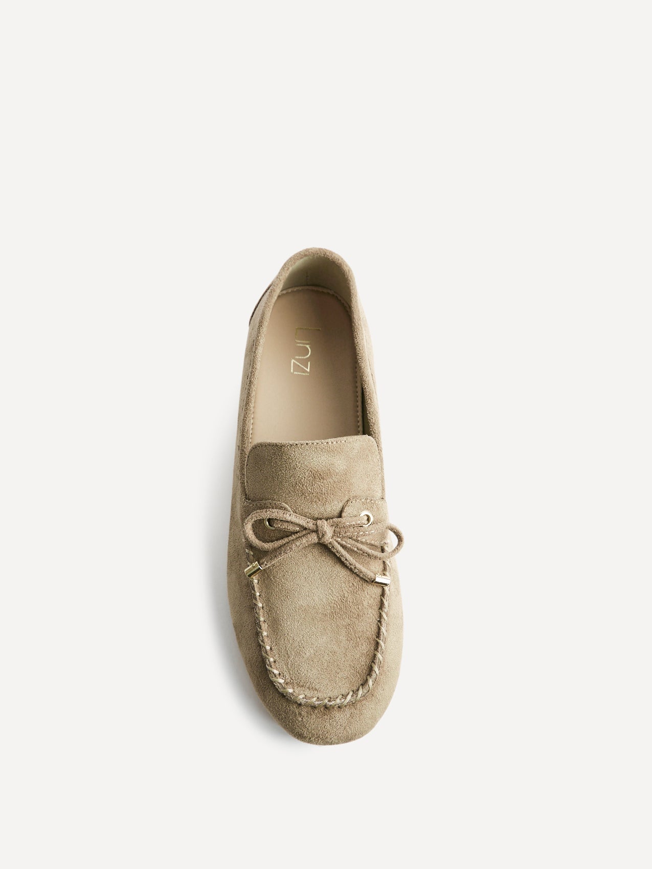 Relevant Taupe Faux Suede Loafers
