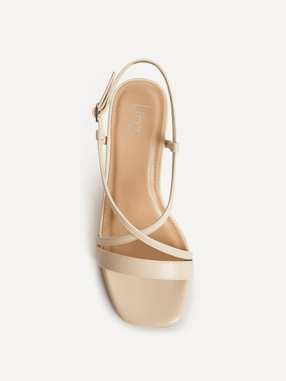 Remain Wide Fit Nude Heeled Sandals
