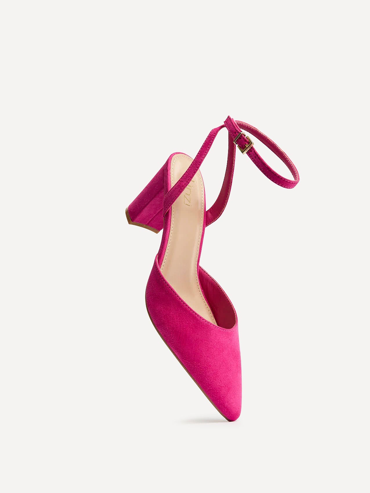 Rendall Fuchsia Faux Suede Court Heels