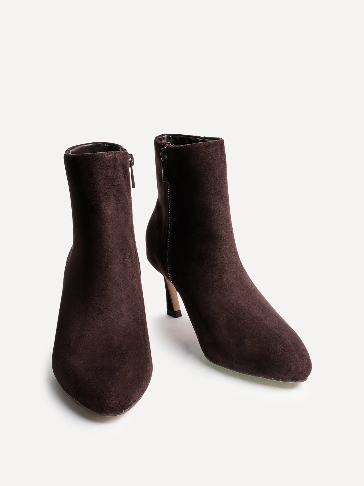 Reserve Brown Stiletto Ankle Boots