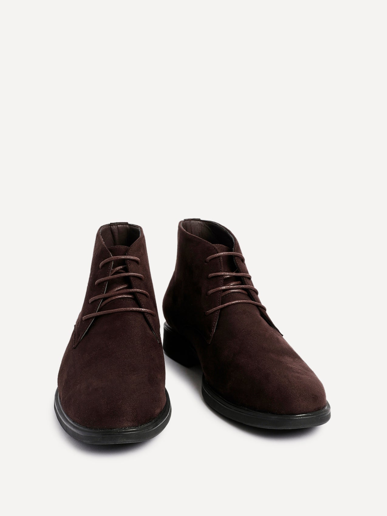 Ricardo Mens Brown Faux Suede Chukka Boots
