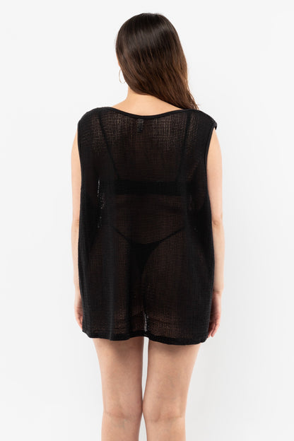 RIN15GD - Unisex Cotton Fishnet Tank Top