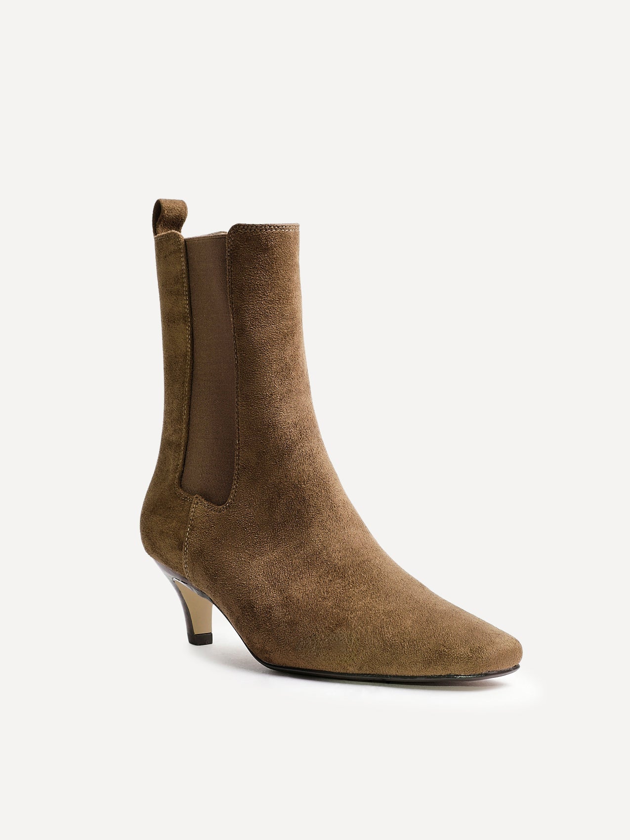 Ritual Sand Kitten Heel Chelsea Boots