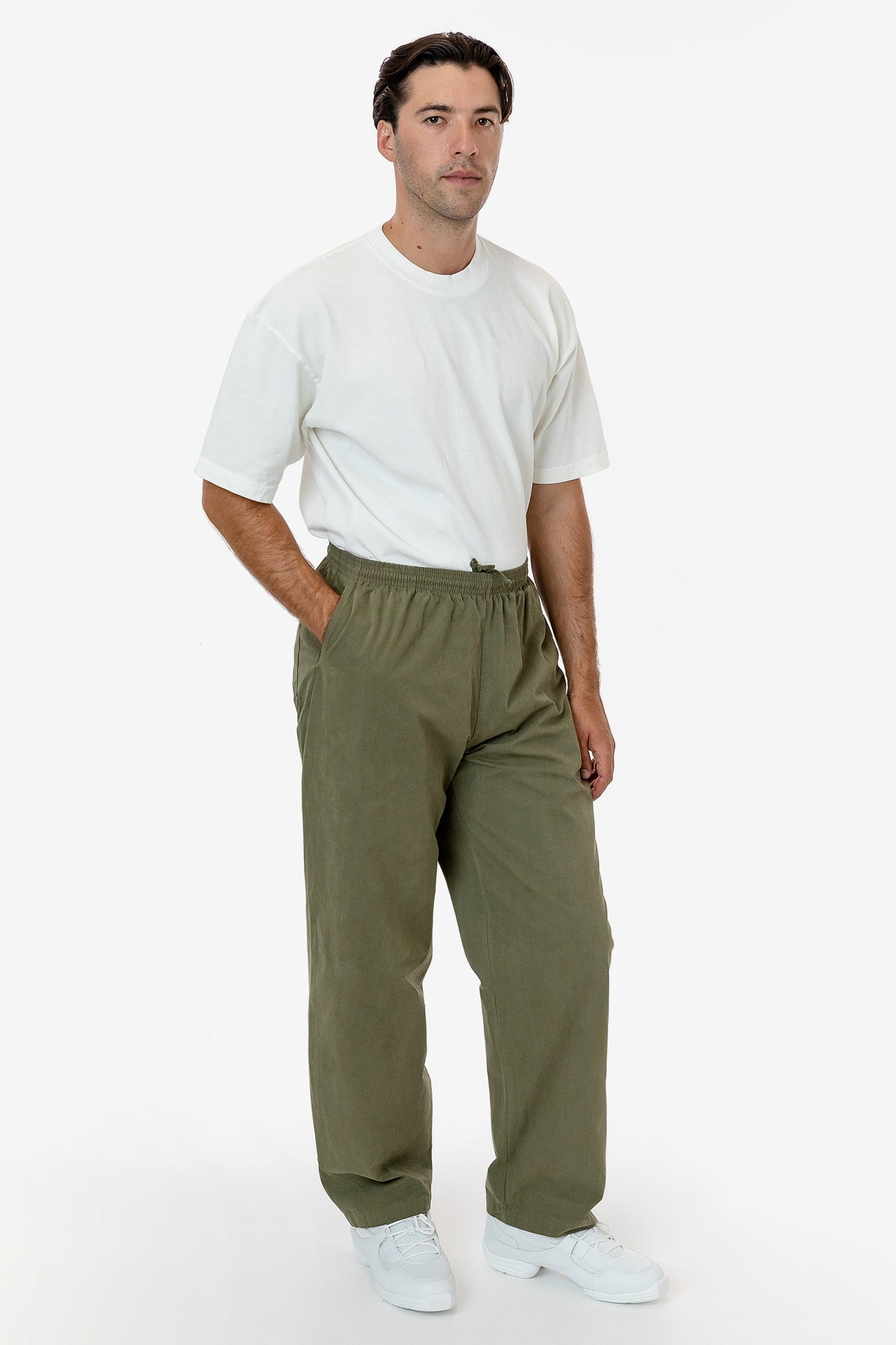 RJC405GD - Cotton Poplin Wide Leg Pant