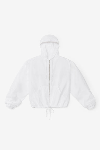RJC410GD - Cotton Poplin Zip-Up Hooded Jacket