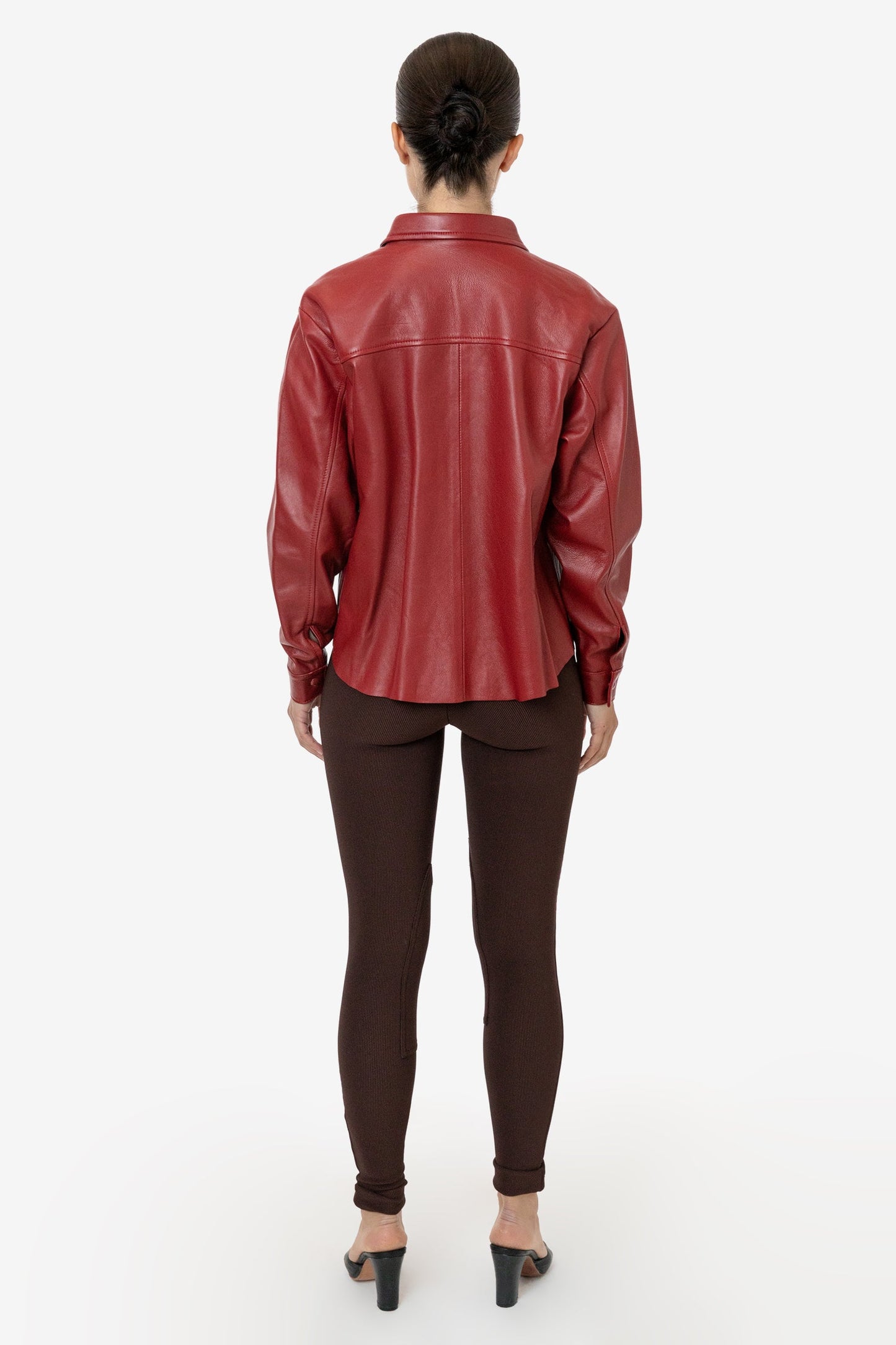 RLH3027 - Leather Button Up