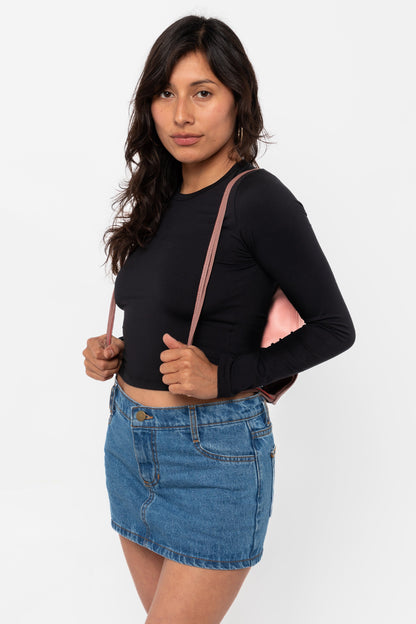 RLH3414 - Unisex Leather Drawstring Backpack