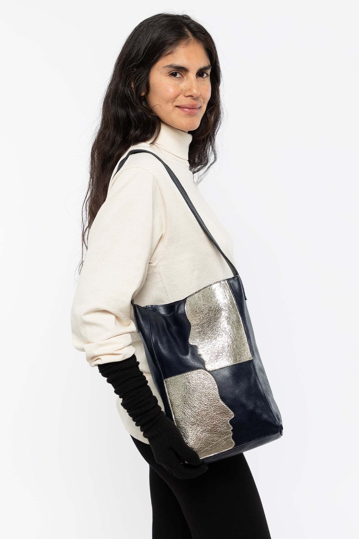 RLH3481 - Double Silhouette Slim Tote