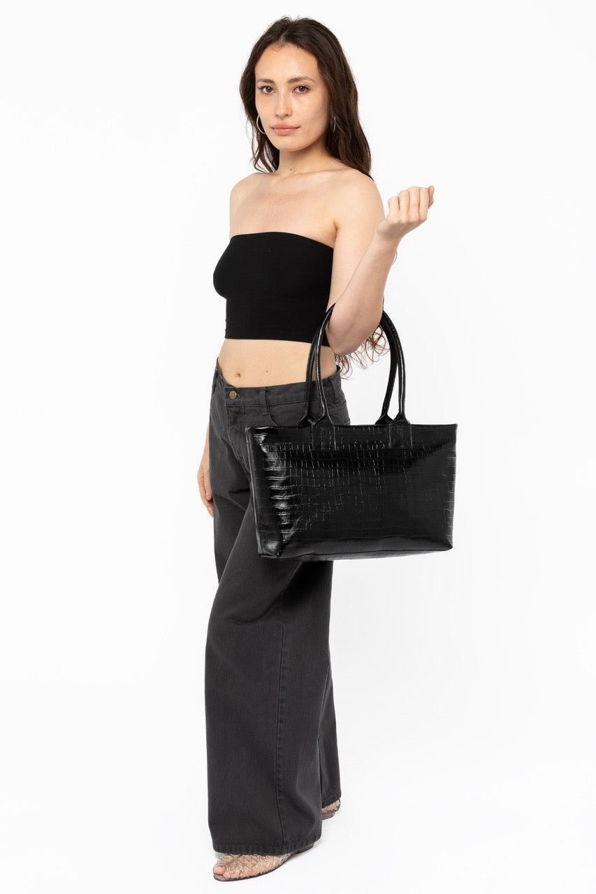 RLH3493 - Crocodile Weekday Tote Bag