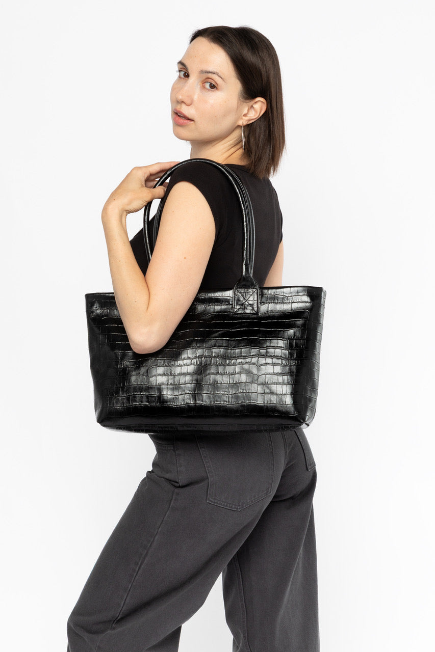 RLH3493 - Crocodile Weekday Tote Bag