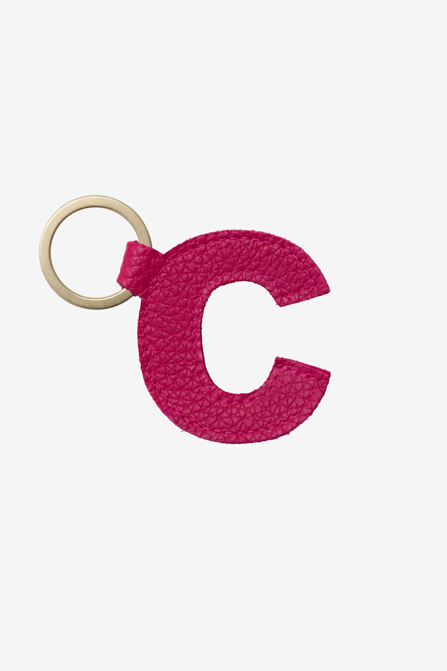 RLH520 - Leather Alphabet Keychain