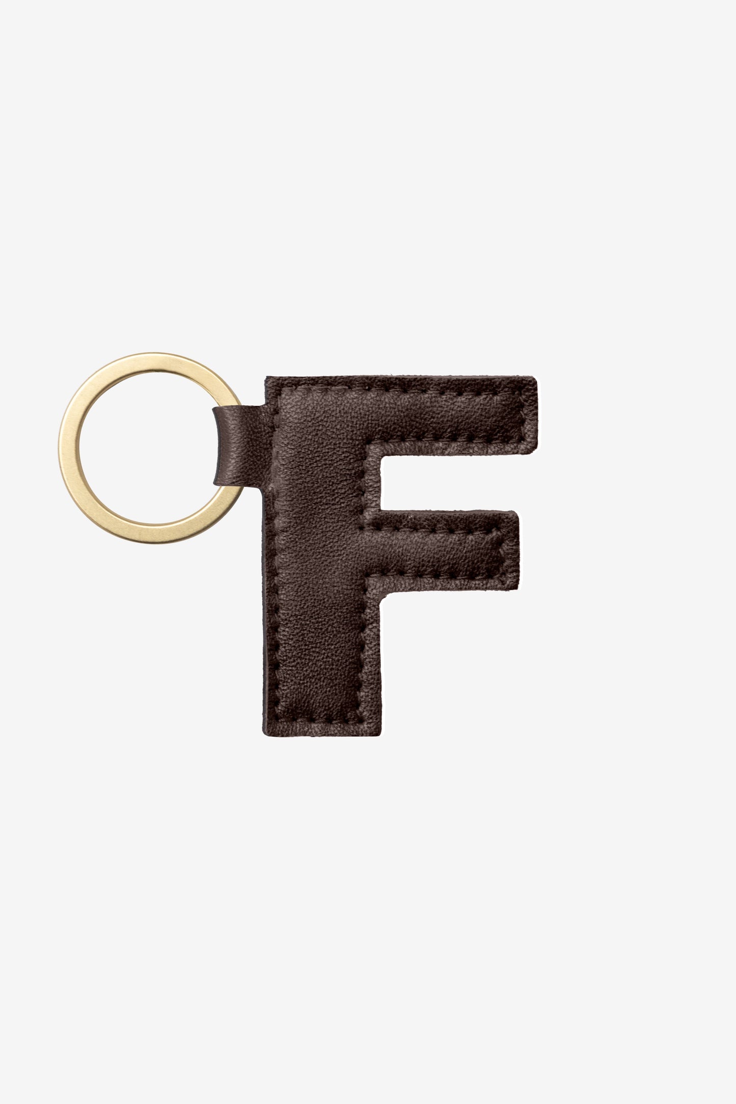 RLH520 - Leather Alphabet Keychain