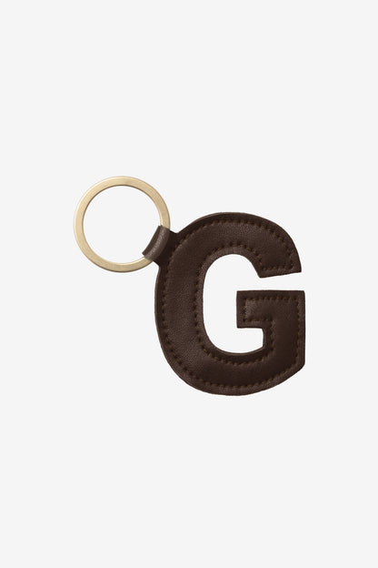 RLH520 - Leather Alphabet Keychain
