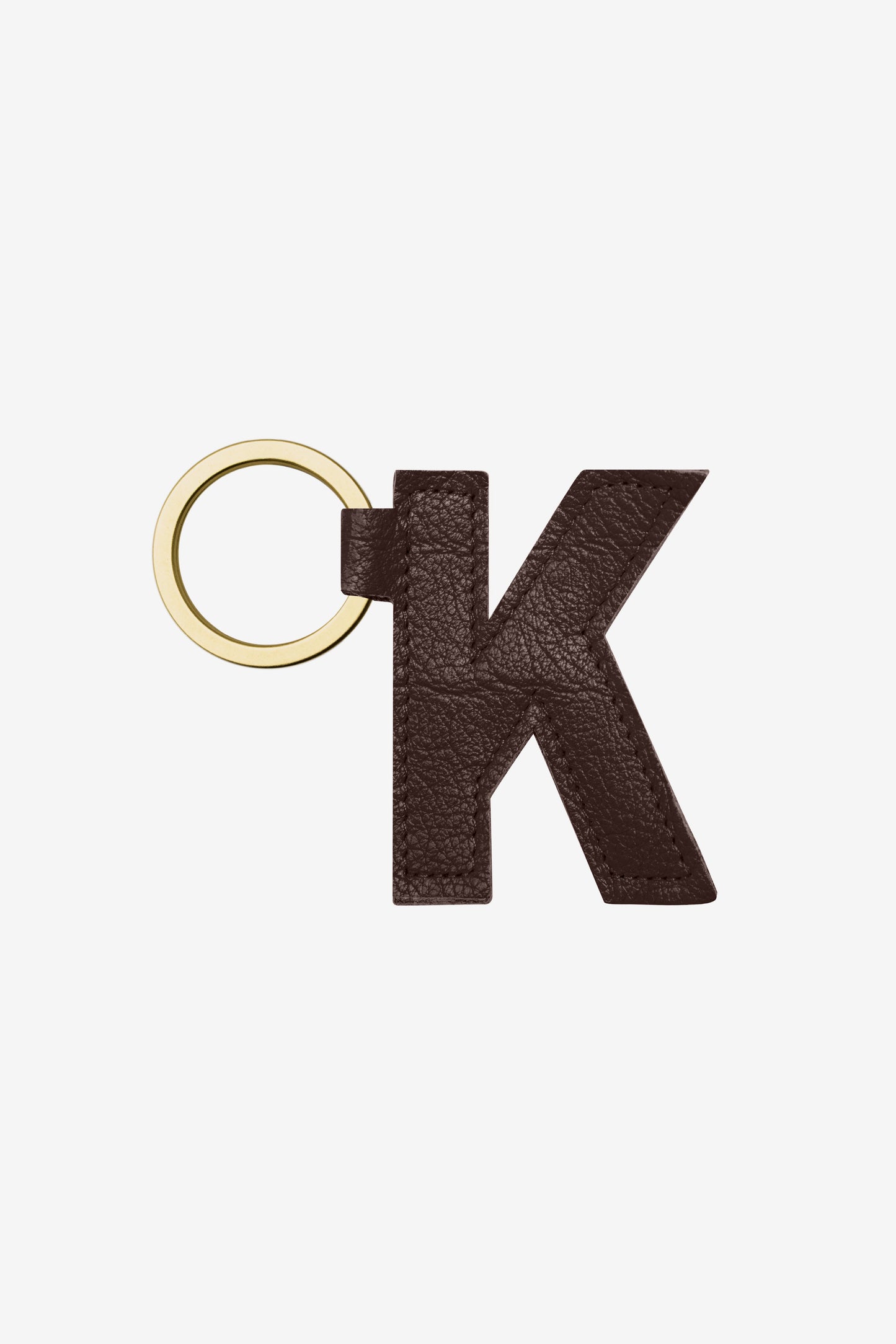 RLH520 - Leather Alphabet Keychain