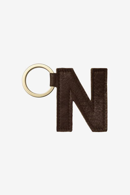 RLH520 - Leather Alphabet Keychain