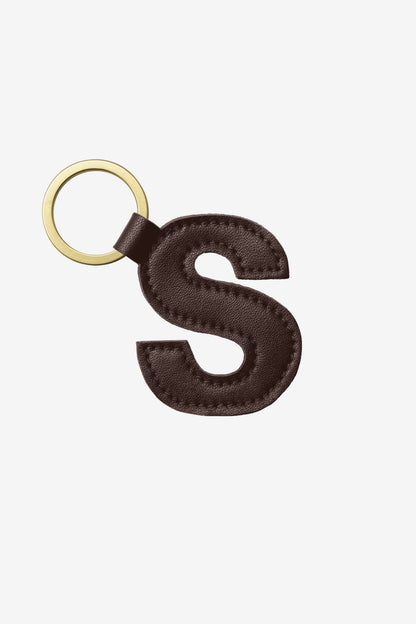 RLH520 - Leather Alphabet Keychain