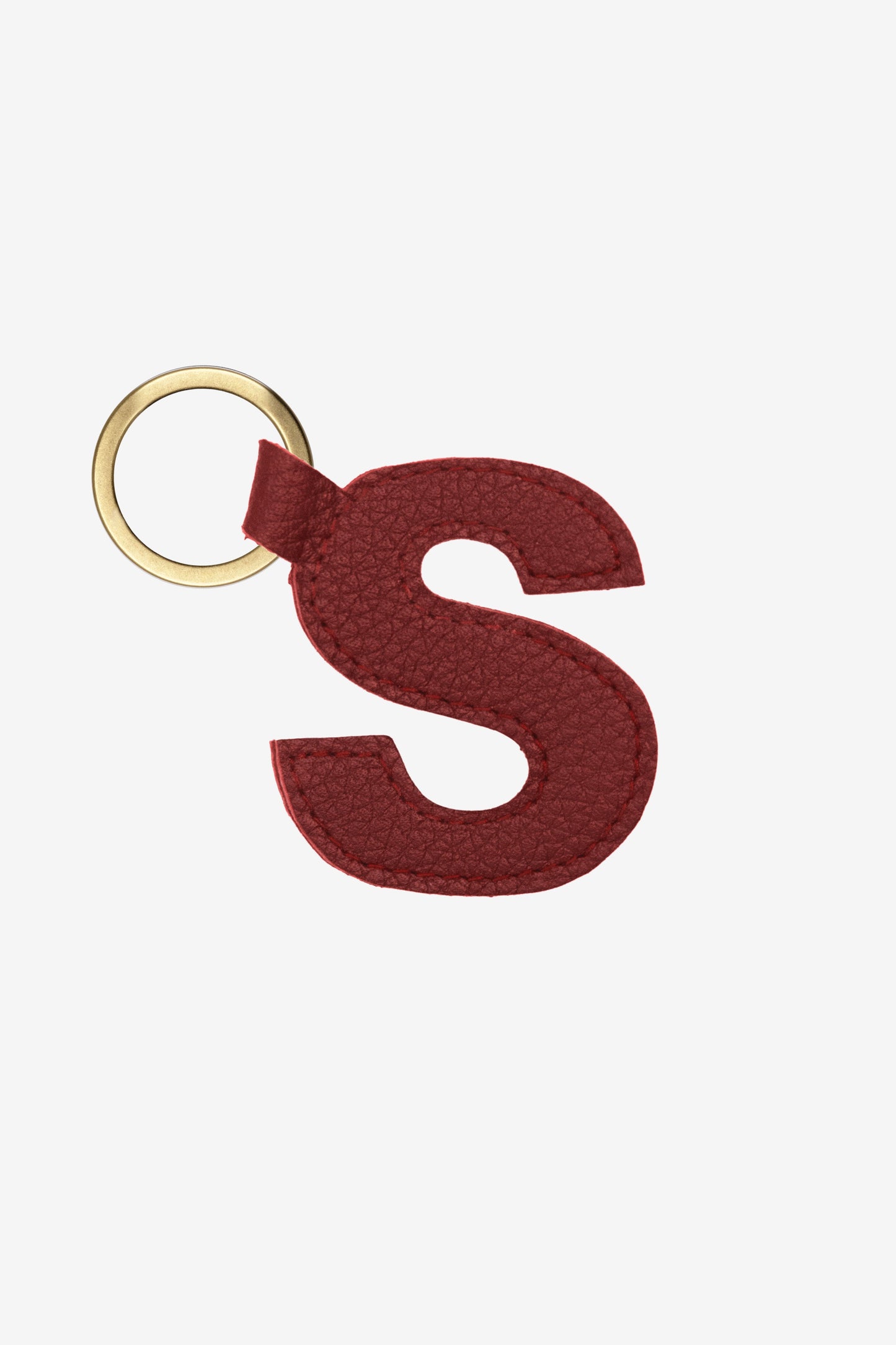 RLH520 - Leather Alphabet Keychain