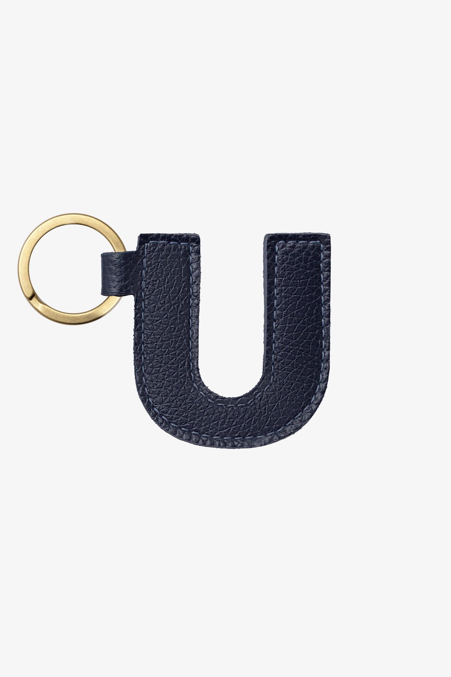 RLH520 - Leather Alphabet Keychain
