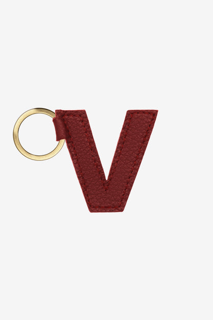 RLH520 - Leather Alphabet Keychain